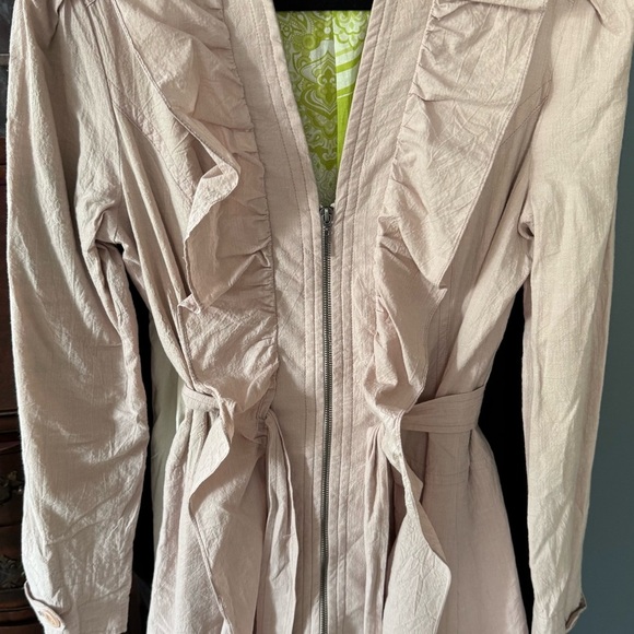 Lapis NWT cottagecore feminine ruffle lilac jacket size XL - Picture 2 of 8